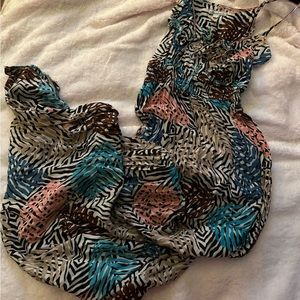 Boho Tropical Long Dress